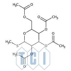 2,3,4,6-tetra-o-acetylo-1-tio-ß-d-glukopiranozyd metylu 98.0% [13350-45-3]