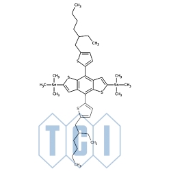 4,8-bis[5-(2-etyloheksylo)tiofen-2-ylo]-2,6-bis(trimetylostannylo)benzo[1,2-b:4,5-b']ditiofen 96.0% [1352642-37-5]
