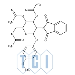 4-metoksyfenylo 3,4,6-tri-o-acetylo-2-deoksy-2-ftalimido-ß-d-glukopiranozyd 98.0% [138906-41-9]