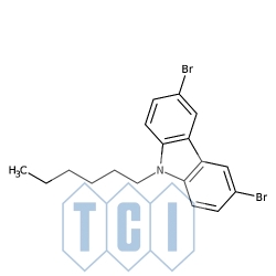 3,6-dibromo-9-heksylo-9h-karbazol 98.0% [150623-72-6]