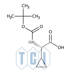N-(tert-butoksykarbonylo)-l-cyklopropyloglicyna 98.0% [155976-13-9]