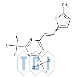 2-[2-(5-metylofuran-2-ylo)winylo]-4,6-bis(trichlorometylo)-1,3,5-triazyna 85.0% [156360-76-8]
