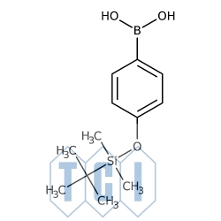 Kwas 4-(tert-butylodimetylosililoksy)fenyloboronowy (zawiera różne ilości bezwodnika) [159191-56-7]