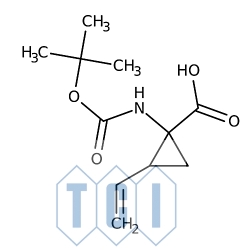 Kwas (1r,2s)-1-[(tert-butoksykarbonylo)amino]-2-winylocyklopropanokarboksylowy 98.0% [159622-10-3]