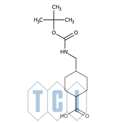 Kwas 4-(tert-butoksykarbonyloaminometylo)cykloheksanokarboksylowy (mieszanina cis i trans) 98.0% [162046-58-4]