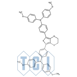 4,4'-(2,3-dihydrotieno[3,4-b][1,4]dioksyno-5,7-diylo)bis[n,n-bis(4-metoksyfenylo)anilina] 98.0% [1622008-73-4]