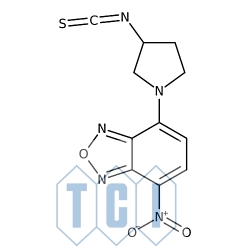 (r)-(-)-nbd-py-ncs [=(r)-(-)-4-(3-izotiocyjanatopirolidyn-1-ylo)-7-nitro-2,1,3-benzoksadiazol] [znakowanie hplc odczynnik do oznaczania ee] 98.0% [163