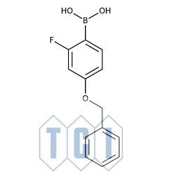 Kwas 4-benzyloksy-2-fluorofenyloboronowy (zawiera różne ilości bezwodnika) [166744-78-1]