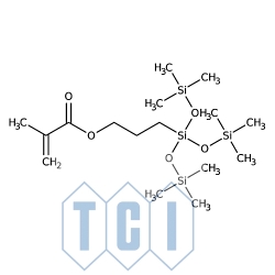 Metakrylan 3-[tris(trimetylosililoksy)sililo]propylu (stabilizowany mehq) 98.0% [17096-07-0]