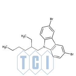 3,6-dibromo-9-(2-etyloheksylo)karbazol 98.0% [173063-52-0]