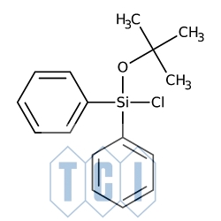 Tert-butoksydifenylochlorosilan (stabilizowany caco3) 95.0% [17922-24-6]