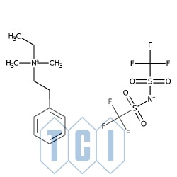 Bis(trifluorometanosulfonylo)imid etylo(dimetylo)(2-fenyloetylo)amoniowy 98.0% [1804970-28-2]