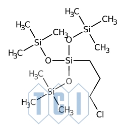 (3-chloropropylo)tris(trimetylosililoksy)silan 96.0% [18077-31-1]