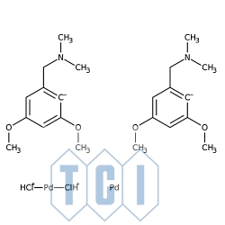 Di-µ-chlorobis[2-[(dimetyloamino)metylo]-4,6-dimetoksyfenylo-c,n]dipallad(ii) 98.0% [18987-71-8]