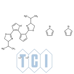 (s,s'')-2,2''-bis[(s)-4-izopropyloksazolin-2-ylo]-1,1''-biferrocen 98.0% [190601-12-8]