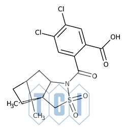 N-(2-karboksy-4,5-dichlorobenzoilo)-(-)-10,2-kamforsultam 98.0% [193202-37-8]