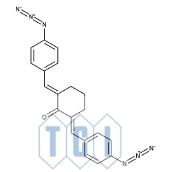 2,6-bis(4-azydobenzylideno)cykloheksanon (zwilżony ok. 30% wodą) (masa jednostkowa w przeliczeniu na suchą masę) [badania nad materiałem światłoczułym