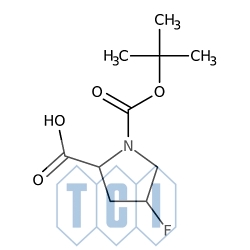Kwas (2s,4s)-1-(tert-butoksykarbonylo)-4-fluoro-2-pirolidynokarboksylowy 97.0% [203866-13-1]