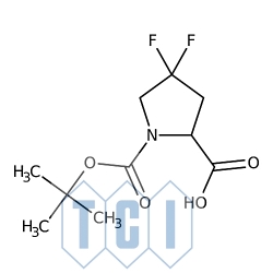 Kwas (s)-1-(tert-butoksykarbonylo)-4,4-difluoro-2-pirolidynokarboksylowy 98.0% [203866-15-3]