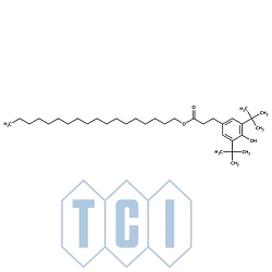 3-(3,5-di-tert-butylo-4-hydroksyfenylo)propionian stearylu 98.0% [2082-79-3]