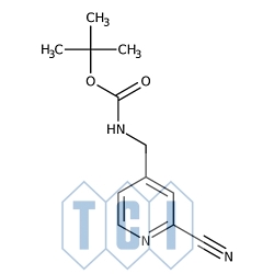 4-[(tert-butoksykarbonyloamino)metylo]-2-cyjanopirydyna 98.0% [214472-06-7]