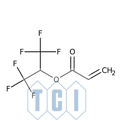 Akrylan 1,1,1,3,3,3-heksafluoroizopropylu (stabilizowany tbc) 98.0% [2160-89-6]