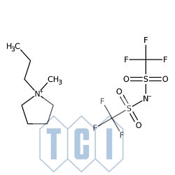Bis(trifluorometanosulfonylo)imid 1-metylo-1-propylopirolidyniowy 98.0% [223437-05-6]