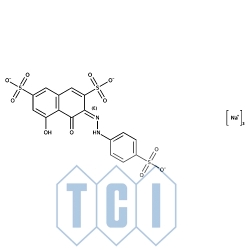 Trisodu 2-(4-sulfofenyloazo)-1,8-dihydroksynaftaleno-3,6-disulfonian 95.0% [23647-14-5]