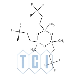 1,3,5-tris(3,3,3-trifluoropropylo)-1,3,5-trimetylocyklotrisiloksan 98.0% [2374-14-3]