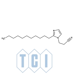 1-(2-cyjanoetylo)-2-undecyloimidazol 90.0% [23996-16-9]