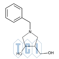 (3r,4r)-1-benzylo-4-hydroksy-3-pirolidynometanol 96.0% [253129-03-2]
