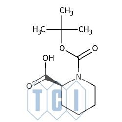 Kwas (s)-1-(tert-butoksykarbonylo)-2-piperydynokarboksylowy 98.0% [26250-84-0]
