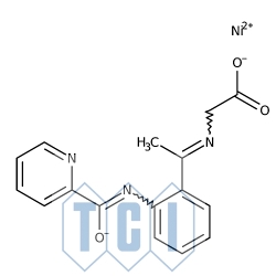 [n-[1-[2-(2-pirydylokarboksyamido)fenylo]etylideno]glicynato]nikiel 96.0% [264921-97-3]