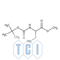 Ester metylowy n-(tert-butoksykarbonylo)-l-seryny 95.0% [2766-43-0]