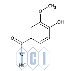 4-hydroksy-3-metoksybenzoesan sodu 98.0% [28508-48-7]