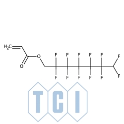 Akrylan 2,2,3,3,4,4,5,5,6,6,7,7-dodekafluoroheptylu (stabilizowany tbc) 97.0% [2993-85-3]