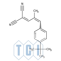 Trans-2-[3-(4-tert-butylofenylo)-2-metylo-2-propenylideno]malononitryl 98.0% [300364-84-5]