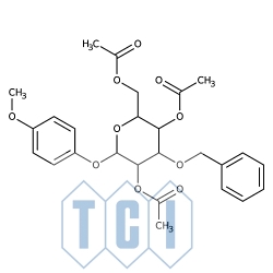 4-metoksyfenylo 2,4,6-tri-o-acetylo-3-o-benzylo-ß-d-glukopiranozyd 96.0% [303127-79-9]