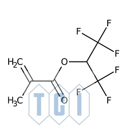 Metakrylan 1,1,1,3,3,3-heksafluoroizopropylu (stabilizowany mehq) 98.0% [3063-94-3]