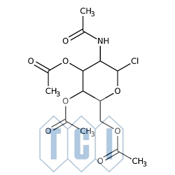 Chlorek 2-acetamido-3,4,6-tri-o-acetylo-2-deoksy-alfa-d-glukopiranozylu 93.0% [3068-34-6]