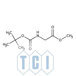 Ester metylowy n-(tert-butoksykarbonylo)glicyny 98.0% [31954-27-5]