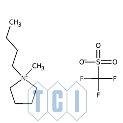 Trifluorometanosulfonian 1-butylo-1-metylopirolidyniowy 98.0% [367522-96-1]