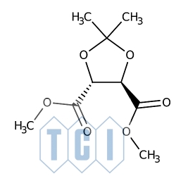 (-)-2,3-o-izopropylideno-l-winian dimetylu 95.0% [37031-29-1]
