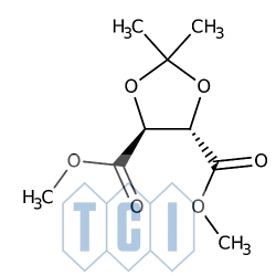 (+)-2,3-o-izopropylideno-d-winian dimetylu 95.0% [37031-30-4]