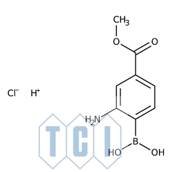 Chlorowodorek kwasu 2-amino-4-(metoksykarbonylo)fenyloboronowego (zawiera różne ilości bezwodnika) 98.0% [380430-55-7]