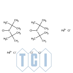 Dichlorek di-tert-butylo(chloro)fosfino]palladu(ii) dimer 97.0% [386706-33-8]
