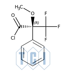 Chlorek (r)-(-)-alfa-metoksy-alfa-(trifluorometylo)fenyloacetylu [do oznaczania czystości optycznej alkoholi i amin] 98.0% [39637-99-5]