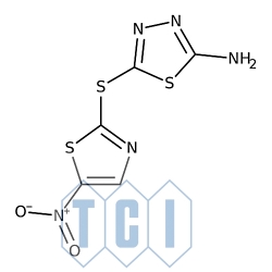 2-amino-5-[(5-nitro-2-tiazolilo)tio]-1,3,4-tiadiazol 96.0% [40045-50-9]