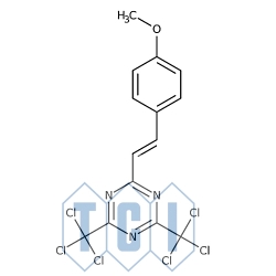 2-(4-metoksystyrylo)-4,6-bis(trichlorometylo)-1,3,5-triazyna 98.0% [42573-57-9]