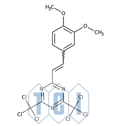 2-(3,4-dimetoksystyrylo)-4,6-bis(trichlorometylo)-1,3,5-triazyna 98.0% [42880-07-9]